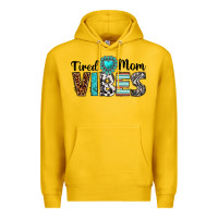Lemon tired mom vibes Premium Hoodie - texasbilliewilder