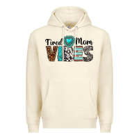 Sandshell tired mom vibes Premium Hoodie - texasbilliewilder