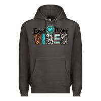 Smoke tired mom vibes Premium Hoodie - texasbilliewilder
