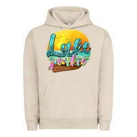 Pigment French Oak lake junkie Urban Hoodie - texasbilliewilder