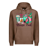 Chestnut nurse fuel coffee cups Premium Hoodie - Zillion Design Studio