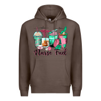 Coffee nurse fuel coffee cups Premium Hoodie - Zillion Design Studio