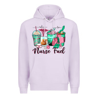 Lilac nurse fuel coffee cups Premium Hoodie - Zillion Design Studio