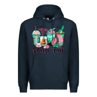 Navy nurse fuel coffee cups Premium Hoodie - Zillion Design Studio