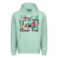 Seafoam nurse fuel coffee cups Premium Hoodie - Zillion Design Studio
