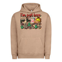 Pigment Burro i'm just here for the snacks softball Urban Hoodie - Zillion Design Studio