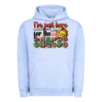 Pigment Grape Ice i'm just here for the snacks softball Urban Hoodie - Zillion Design Studio