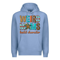 Colony Blue weird moms build character Premium Hoodie - texasbilliewilder