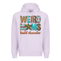 Lilac weird moms build character Premium Hoodie - texasbilliewilder