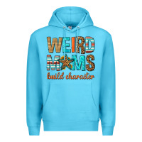 Ocean Blue weird moms build character Premium Hoodie - texasbilliewilder