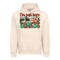 Sandshell i'm just here for the snacks soccer Urban Hoodie - Zillion Design Studio