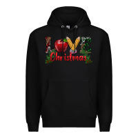 Black love christmas teacher Premium Hoodie - RanaPortraitStore