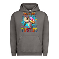 Pigment Tornado just a girl who loves turtles Urban Hoodie - texasbilliewilder