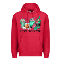 Cardinal licensed practical nurse coffee cups Premium Hoodie - Zillion Design Studio