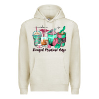 Oatmeal Heather licensed practical nurse coffee cups Premium Hoodie - Zillion Design Studio