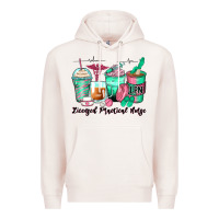 Pale Pink licensed practical nurse coffee cups Premium Hoodie - Zillion Design Studio