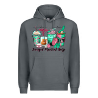 Rock licensed practical nurse coffee cups Premium Hoodie - Zillion Design Studio