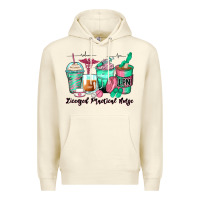 Sandshell licensed practical nurse coffee cups Premium Hoodie - Zillion Design Studio