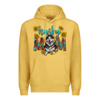 Antique Gold western alaskan husky mom Premium Hoodie - texasbilliewilder