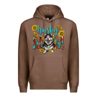 Chestnut western alaskan husky mom Premium Hoodie - texasbilliewilder