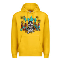 Lemon western alaskan husky mom Premium Hoodie - texasbilliewilder