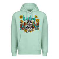 Seafoam western alaskan husky mom Premium Hoodie - texasbilliewilder