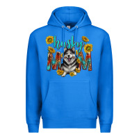 True Royal western alaskan husky mom Premium Hoodie - texasbilliewilder