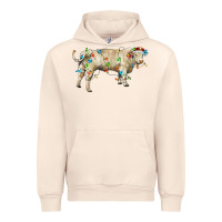 Sandshell Charolais bull with christmas lights Urban Hoodie - RanaPortraitStore