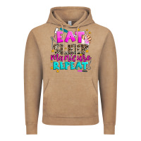 Vintage Coffee eat sleep manicure repeat Vintage Hoodie - AdoDesignShop