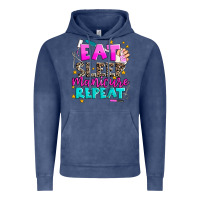 Vintage Denim eat sleep manicure repeat Vintage Hoodie - AdoDesignShop
