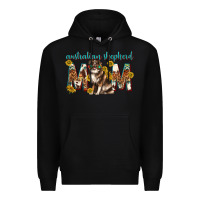 Black western australian shepherd mom Premium Hoodie - texasbilliewilder