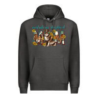 Charcoal Heather western australian shepherd mom Premium Hoodie - texasbilliewilder