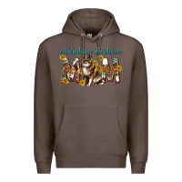 Coffee western australian shepherd mom Premium Hoodie - texasbilliewilder