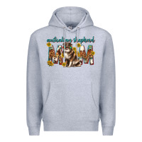 Heather Grey western australian shepherd mom Premium Hoodie - texasbilliewilder