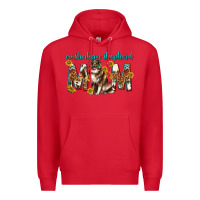 Red western australian shepherd mom Premium Hoodie - texasbilliewilder