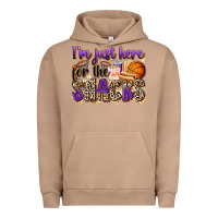 Pigment Burro i'm just here for the snacks basketball Urban Hoodie - Zillion Design Studio