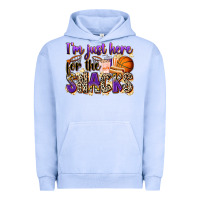 Pigment Grape Ice i'm just here for the snacks basketball Urban Hoodie - Zillion Design Studio