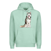Seafoam husky Premium Hoodie - RanaPortraitStore