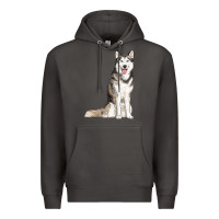 Smoke husky Premium Hoodie - RanaPortraitStore