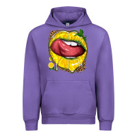 Tulip lemon lips with leopard Urban Hoodie - texasbilliewilder