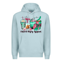 Blue Mist certified nursing assistant coffee cups Premium Hoodie - Zillion Design Studio