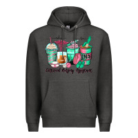 Charcoal Heather certified nursing assistant coffee cups Premium Hoodie - Zillion Design Studio