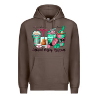 Coffee certified nursing assistant coffee cups Premium Hoodie - Zillion Design Studio