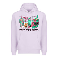 Lilac certified nursing assistant coffee cups Premium Hoodie - Zillion Design Studio