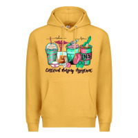 Mustard certified nursing assistant coffee cups Premium Hoodie - Zillion Design Studio