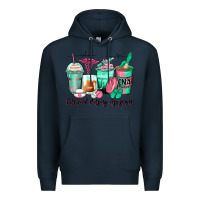 Navy certified nursing assistant coffee cups Premium Hoodie - Zillion Design Studio