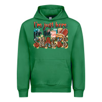 Emerald i'm just here for the snacks american football Urban Hoodie - Zillion Design Studio