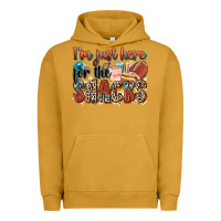 Pigment Peanut Butter i'm just here for the snacks american football Urban Hoodie - Zillion Design Studio
