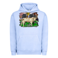 Pigment Grape Ice charolais bull black angus cattle and bull with barnyard and cowhide Urban Hoodie - RanaPortraitStore