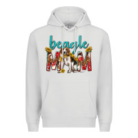 Dove Grey western beagle mom Premium Hoodie - texasbilliewilder